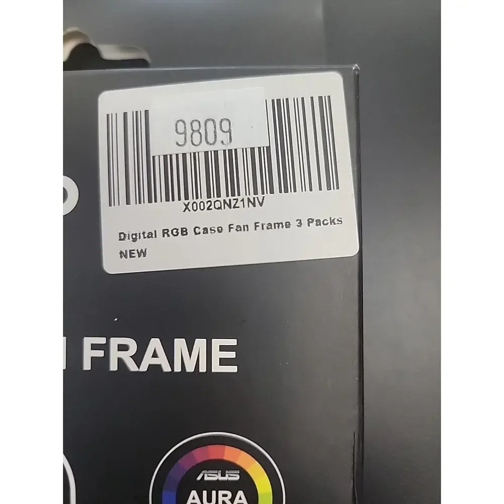 9809 Airgoo 3 Pack Black Frame 120mm RGB 30 LED PC Computer Case Cooling Fans